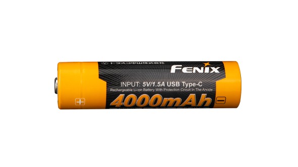 Fenix 18650 4000mAh USB-C (Li-Ion)