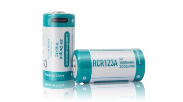 USB-C Keeppower RCR123A 3V 1000 mAh (Li-Ion)